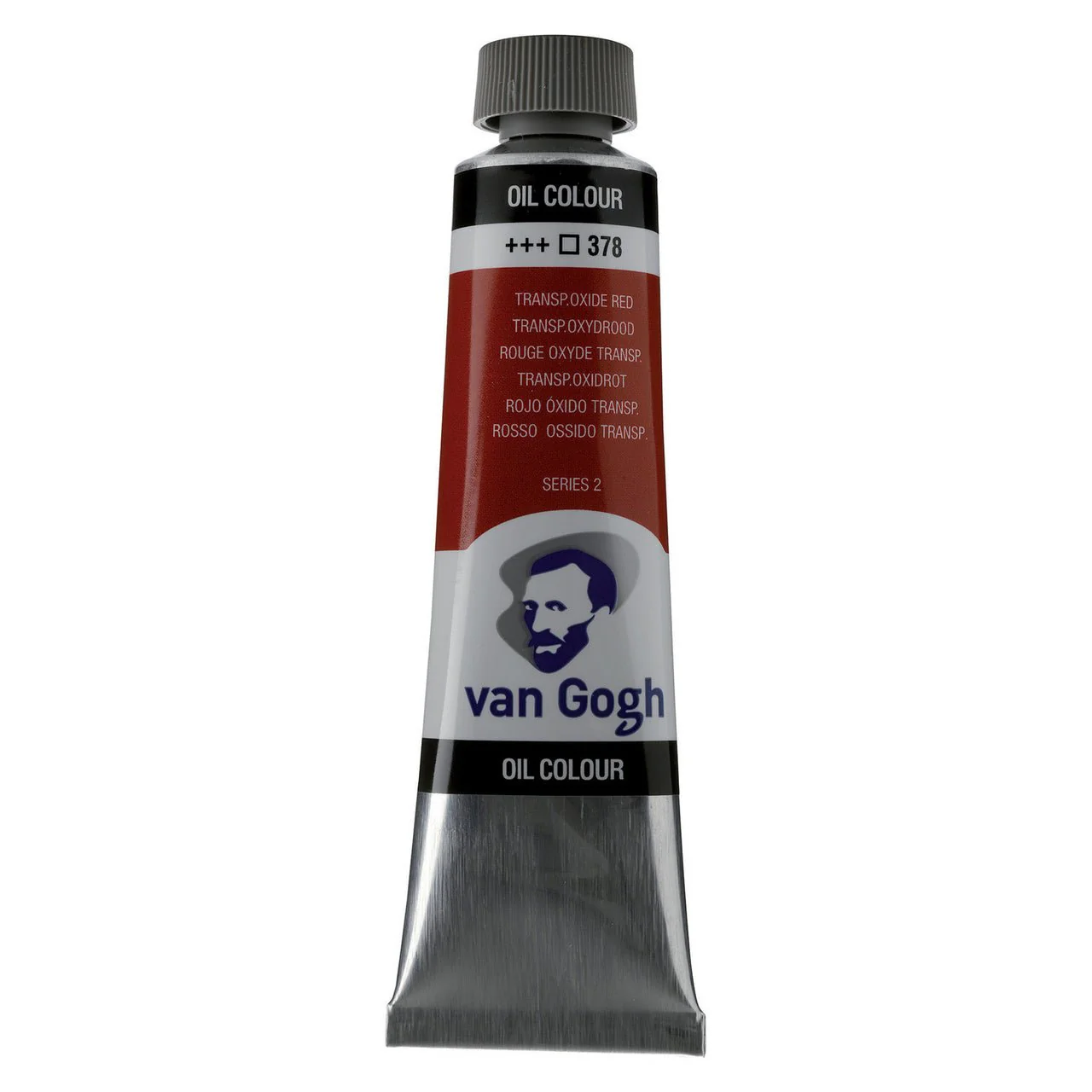 Clearance - van Gogh Oil Paint 40 ml - Transparent Oxide Red