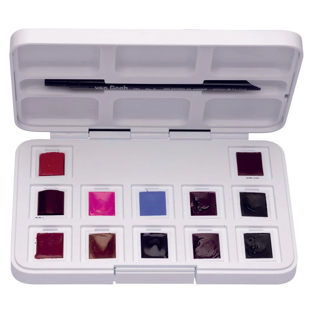 van Gogh Watercolor Pocket Box 12 Pan Set - Pinks and Violets