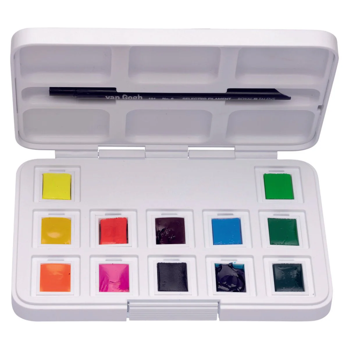 van Gogh Watercolor Pocket Box 12 Pan Set - Vibrant Colors