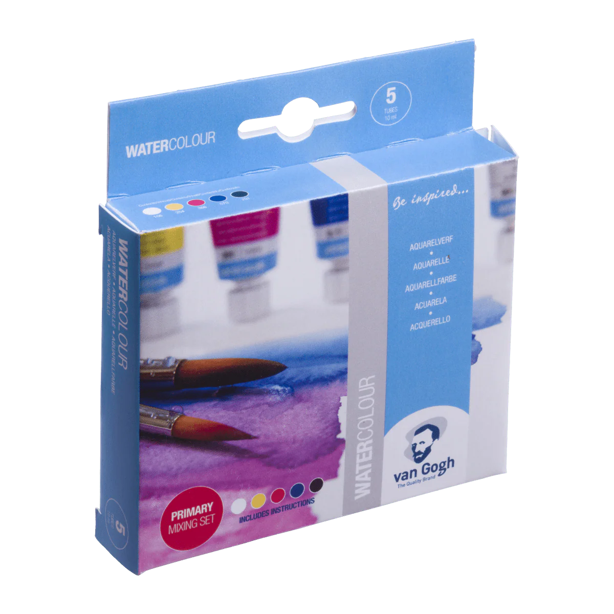van Gogh Watercolor Primary Color Mixing Set - 10 ml tubes - Set of 5