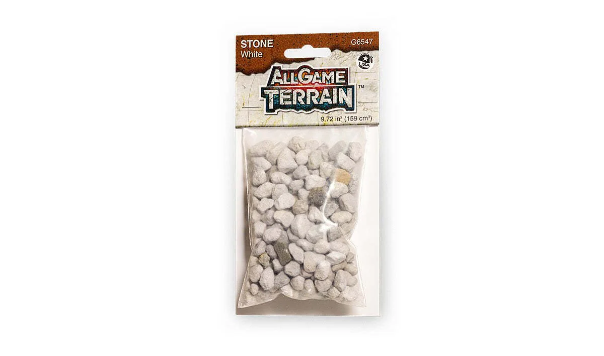 All Game Terrain - White Stone - 9.72 cubic inches