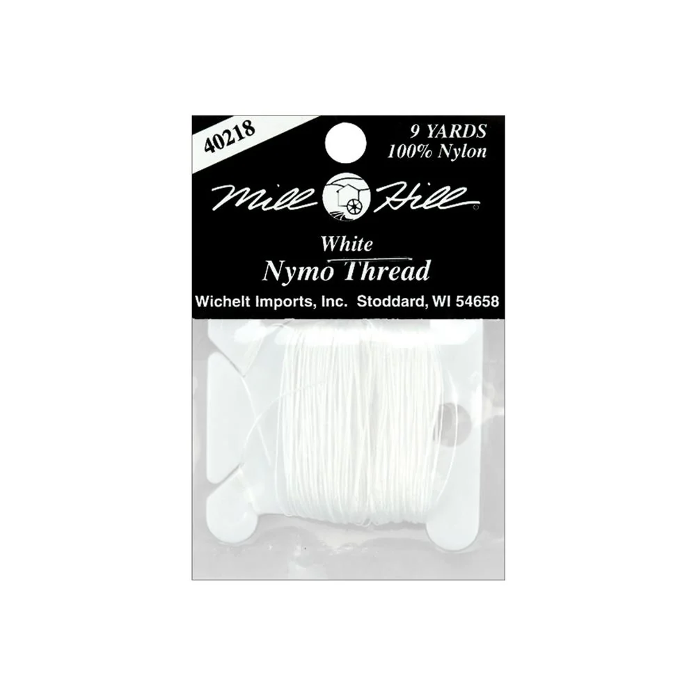Mill Hill Nymo Beading Thread 9 yards - White