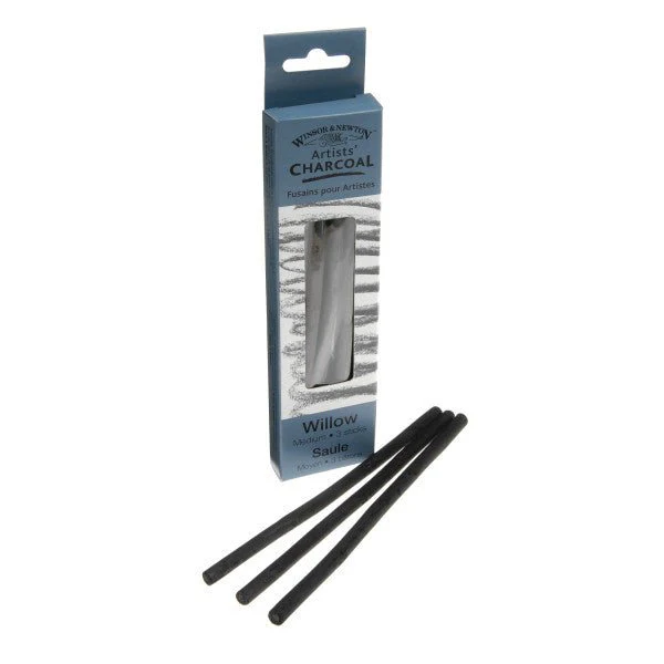 Willow Charcoal - Medium Hardness - 3 Sticks