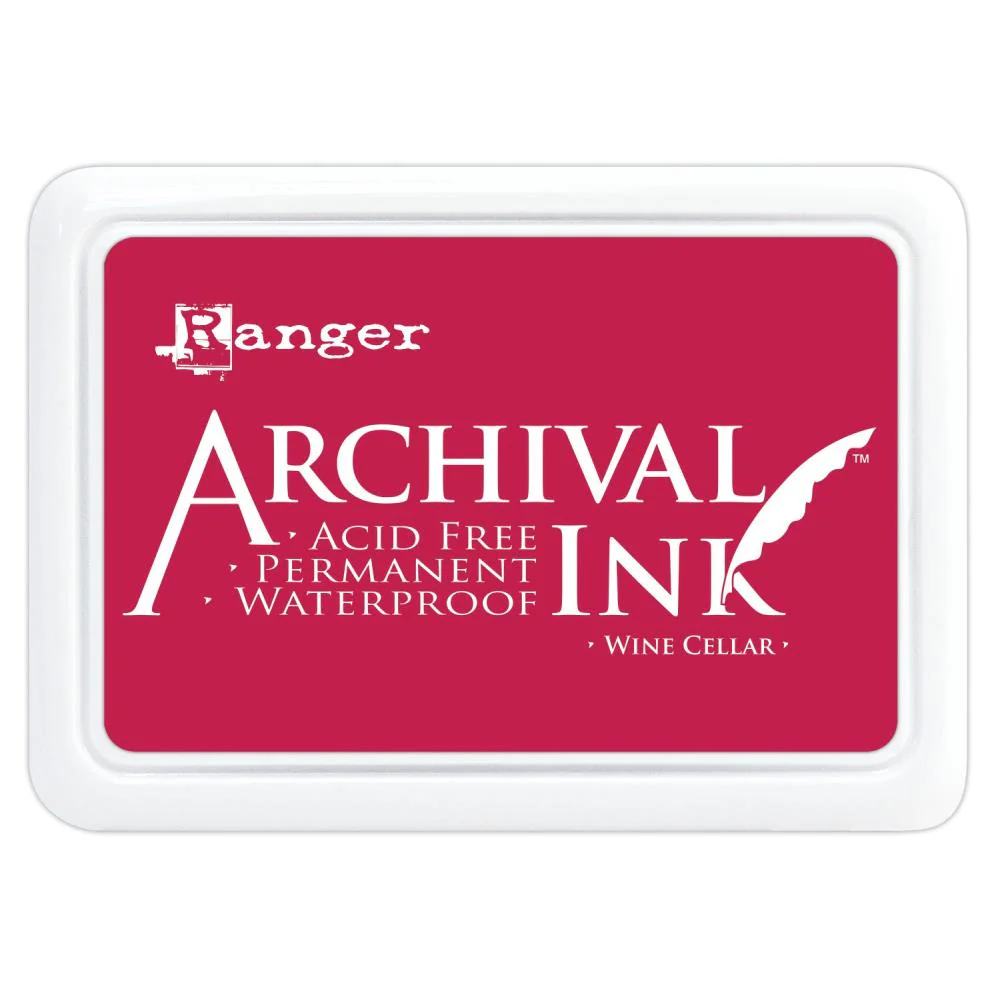 Ranger Archival 2.75"x4" Ink Pad - Wine Cellar