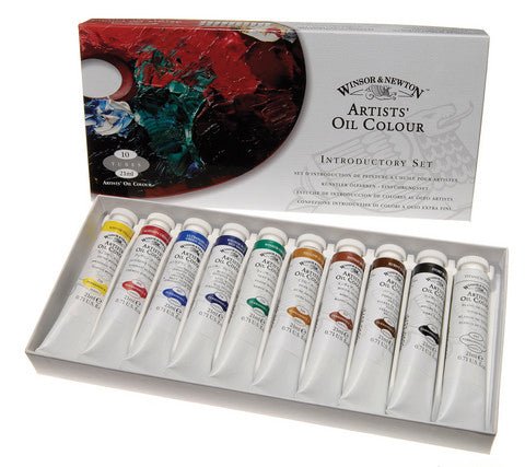 Winsor & Newton Artists Oil Introduction Set 10 X 21ml Tubes