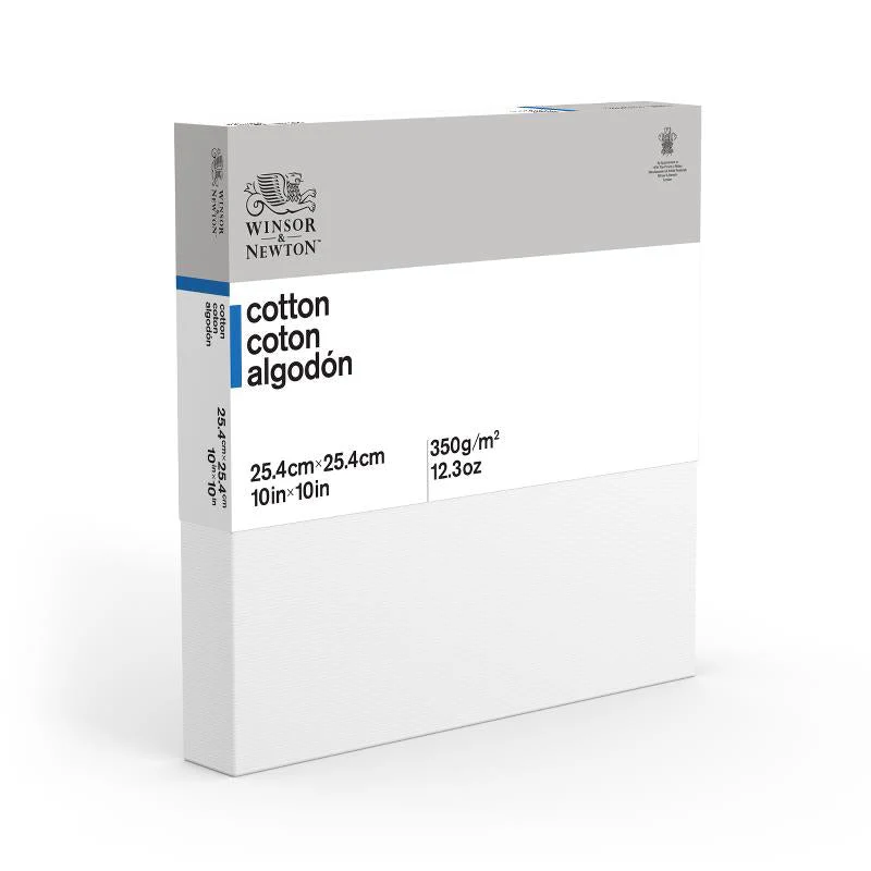 Winsor & Newton Classic Cotton Deep Edge Stretched Canvas (1.37" Deep) - 10"x10"