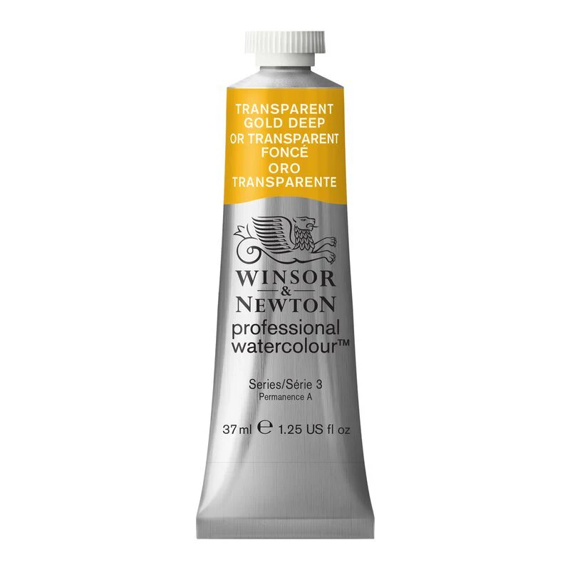 Winsor & Newton Professional Watercolor Transparent Gold Deep 37ml (formerly Quinacridone Gold)