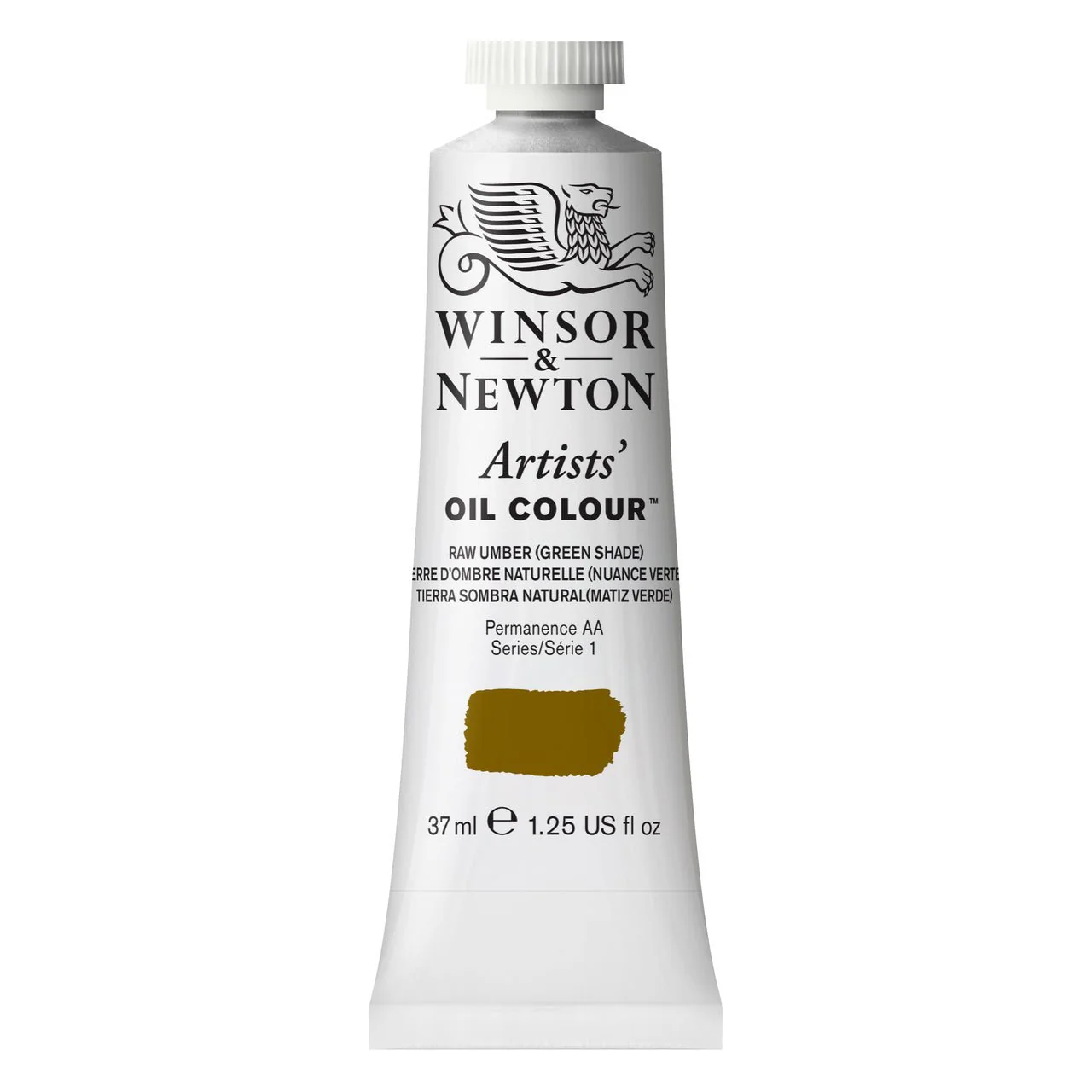 Winsor & Newton Artist Oil Raw Umber Green Shade 37ml