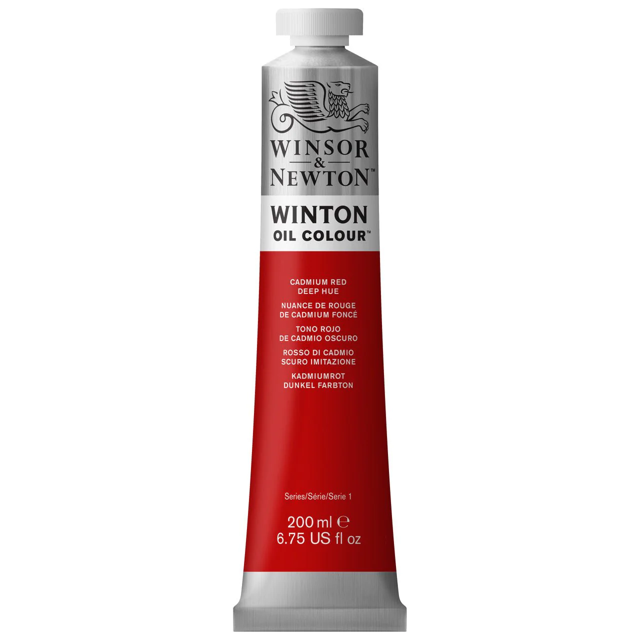 Winsor & Newton Winton Oil Paint -  Cadmium Red Deep Hue 200 ml