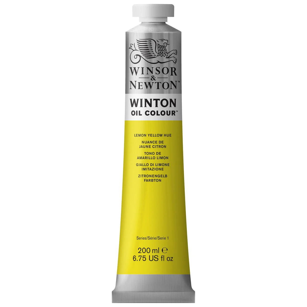 Winsor & Newton Winton Oil Paint -  Lemon Yellow Hue 200 ml