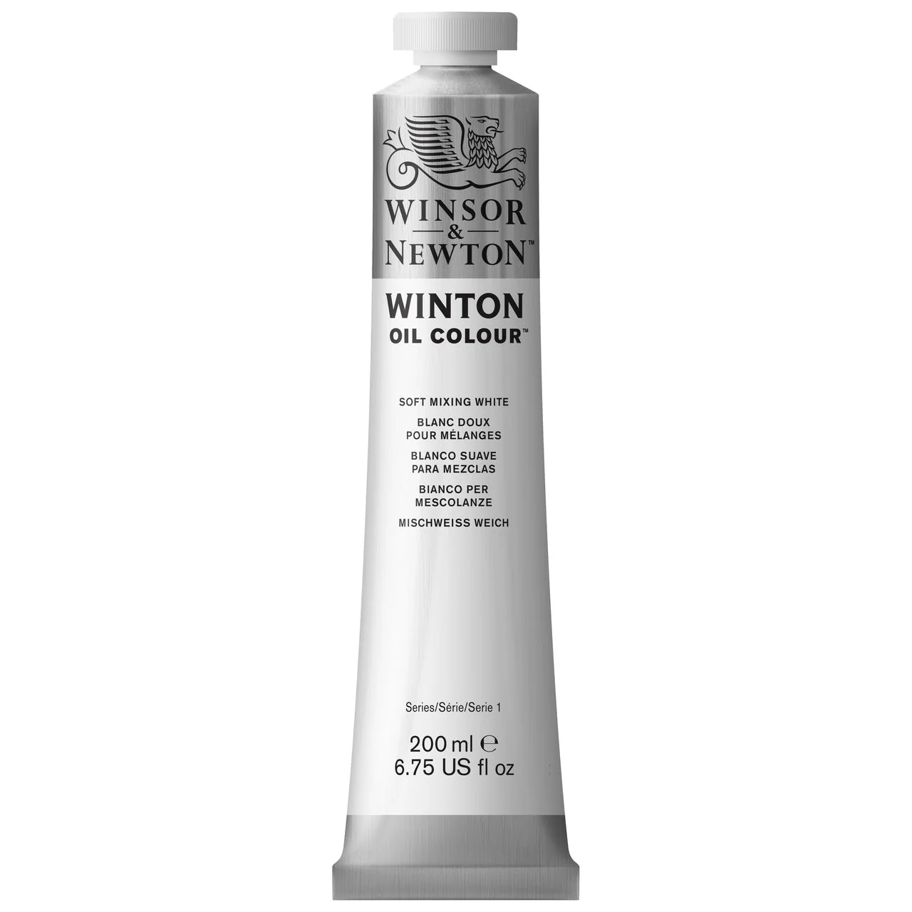 Winsor & Newton Winton Oil Paint - Soft Mixing White 200 ml