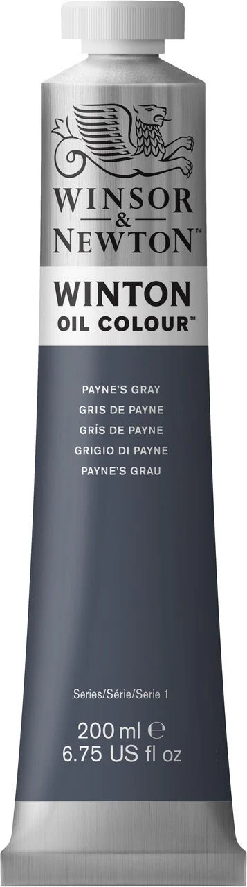 Winsor & Newton Winton Oil Paint -  Paynes Grey 200 ml
