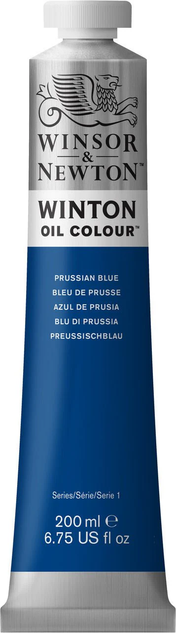 Winsor & Newton Winton Oil Paint - Prussian Blue 200 ml