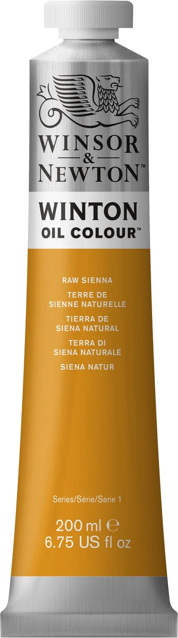 Winsor & Newton Winton Oil Paint -  Raw Sienna 200 ml