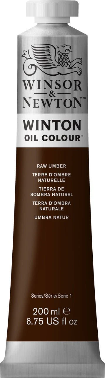 Winsor & Newton Winton Oil Paint - Raw Umber 200 ml
