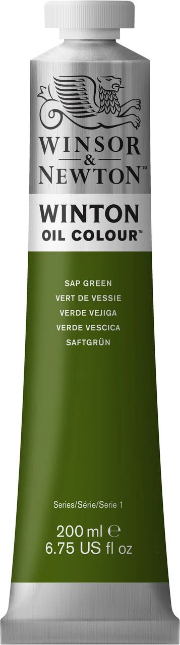 Winsor & Newton Winton Oil Paint -  Sap Green 200 ml