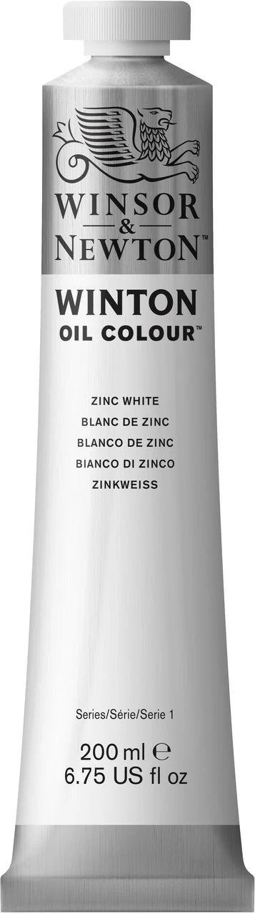 Winsor & Newton Winton Oil Paint -  Zinc White 200 ml