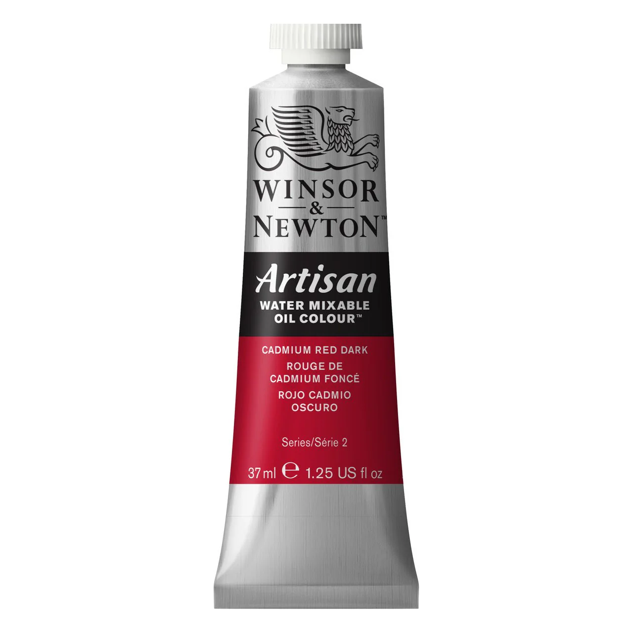 Winsor & Newton Artisan Water Mixable Oil 37ml - Cadmium Red Dark