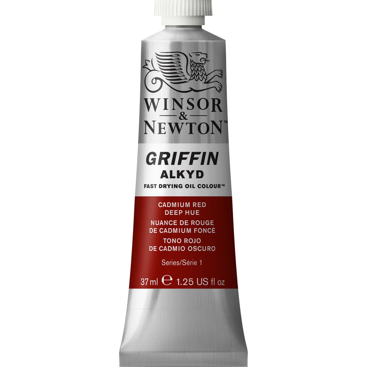 Winsor & Newton Griffin Alkyd 37ml Cadmium Red Deep Hue