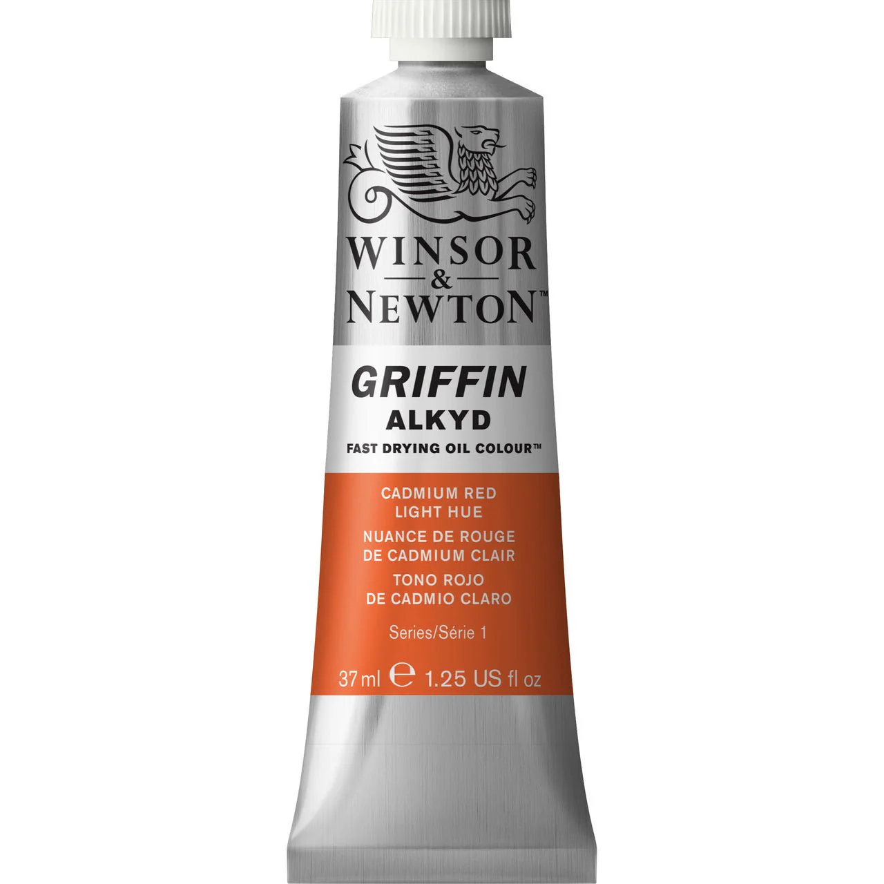 Winsor & Newton Griffin Alkyd 37ml Cadmium Red Light Hue