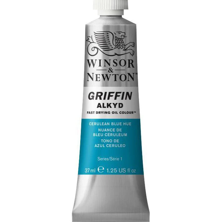 Winsor & Newton Griffin Alkyd 37ml Cerulean Blue Hue