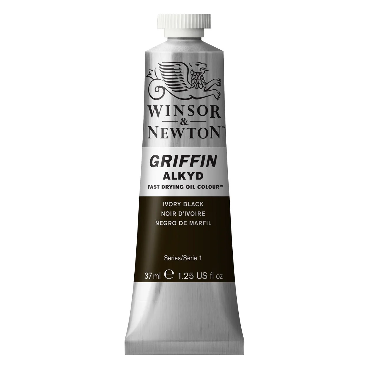 Winsor & Newton Griffin Alkyd 37ml Ivory Black