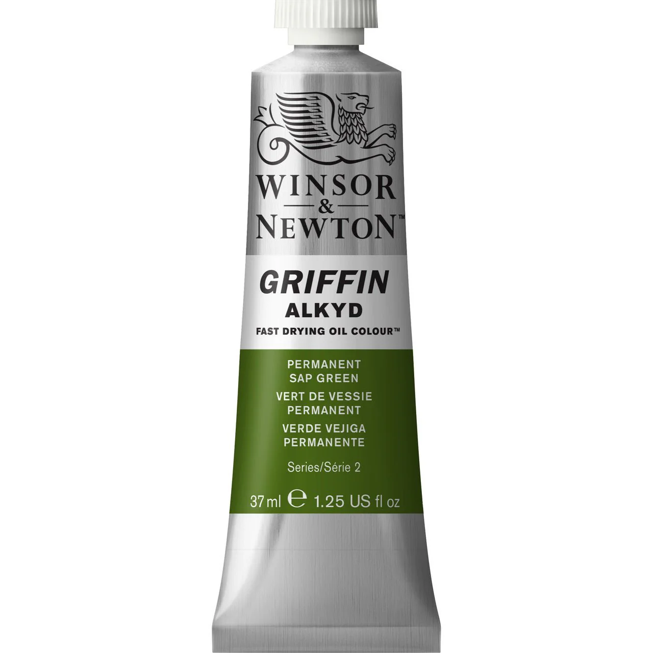 Winsor & Newton Griffin Alkyd 37ml Permanent Sap Green