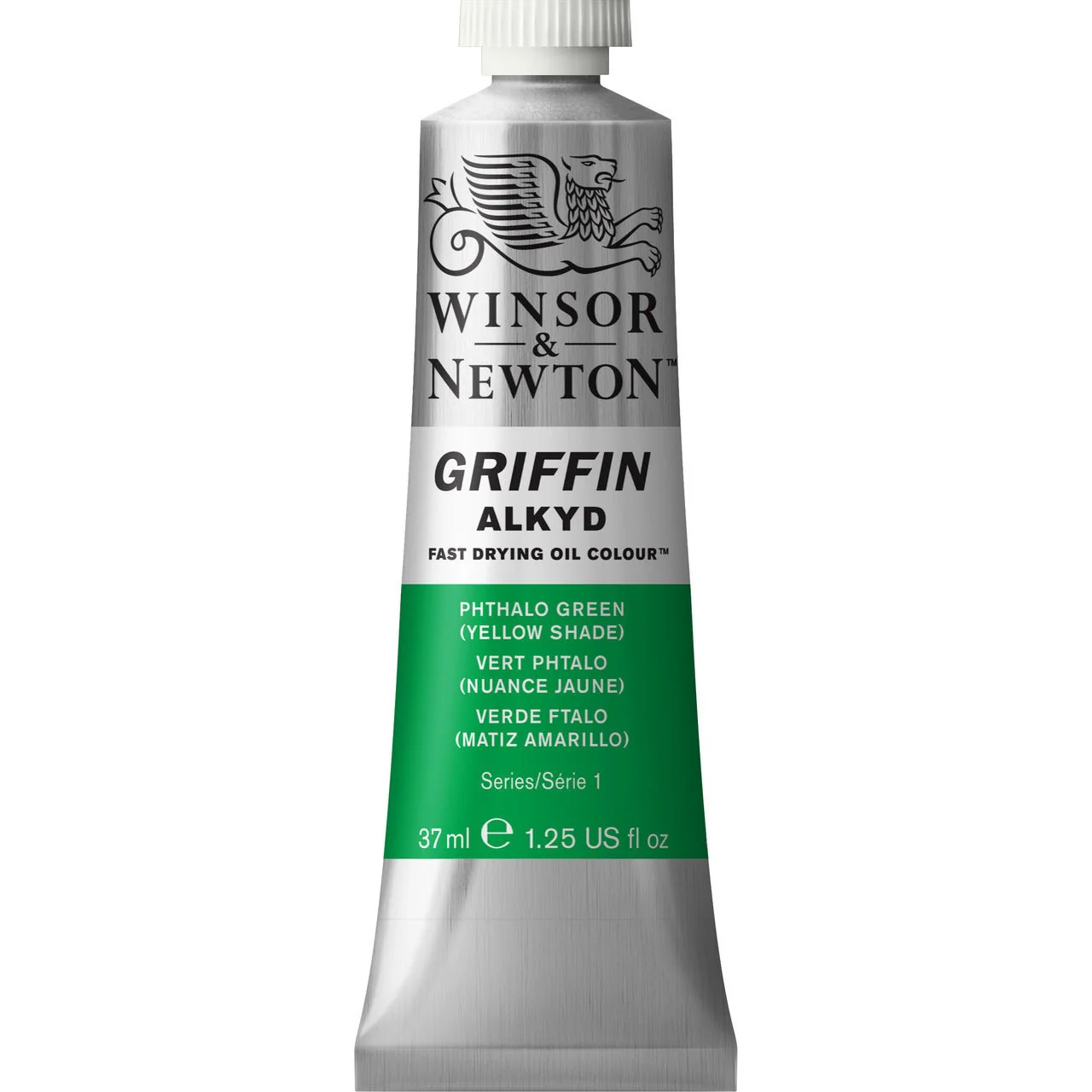 Winsor & Newton Griffin Alkyd 37ml Phthalo Green (Yellow shade)