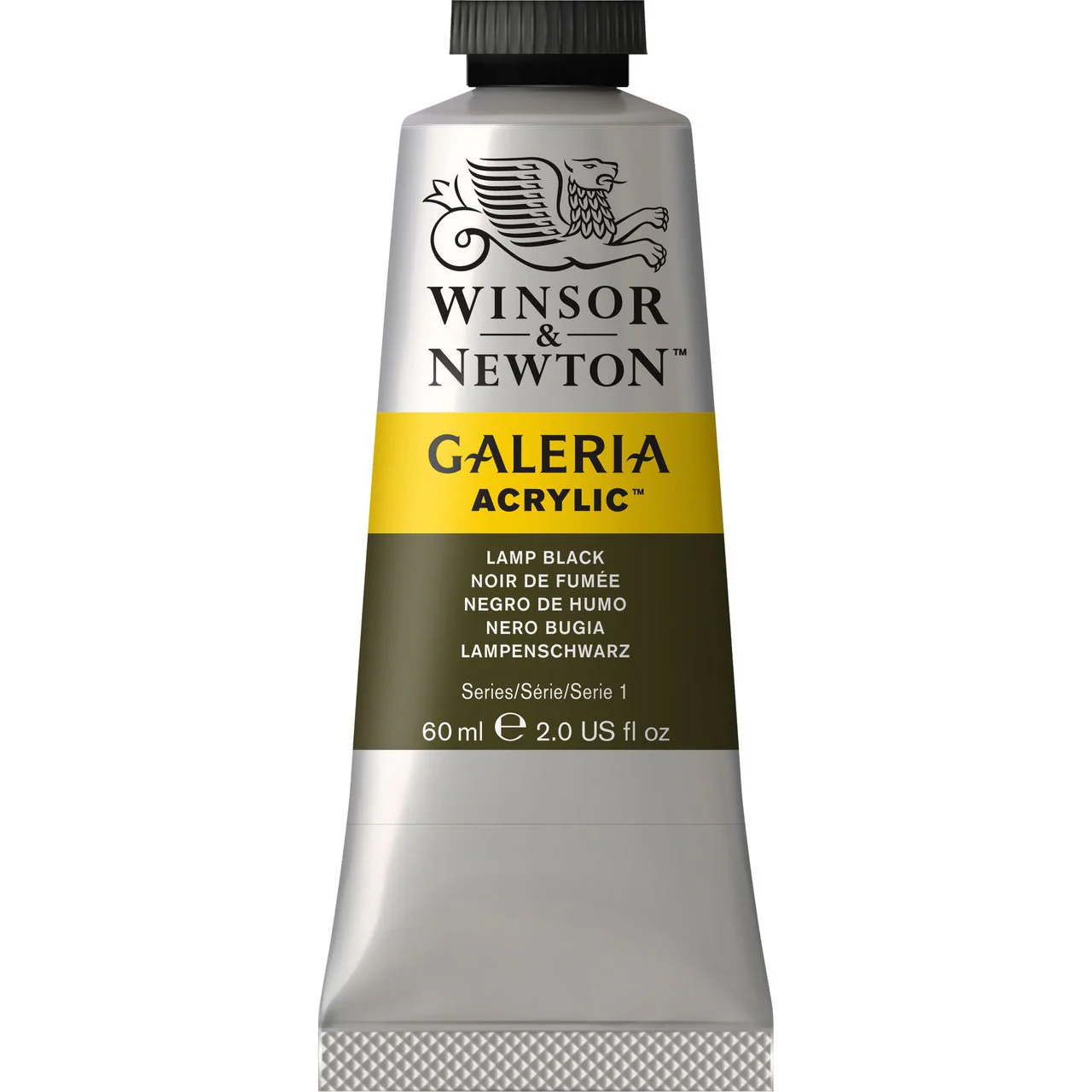 Winsor & Newton Galeria Acrylic Lamp Black 60 ml