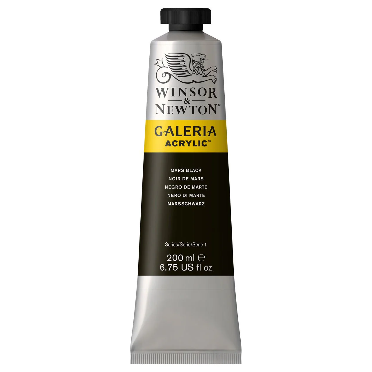 Winsor & Newton Galeria Acrylic Mars Black 200 ml