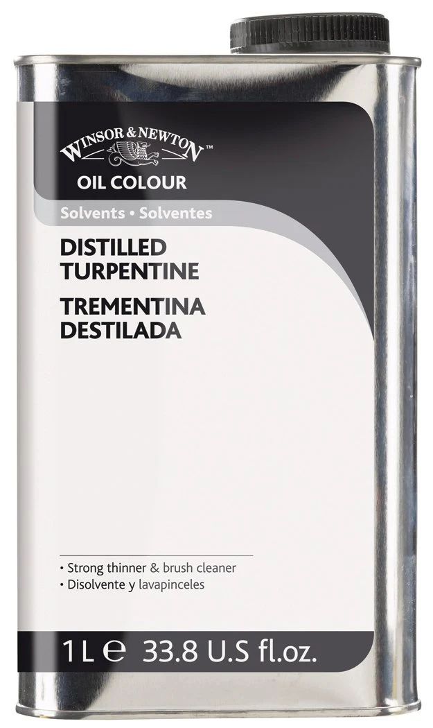 Winsor & Newton Distilled Turpentine 1000 ml (1 liter)