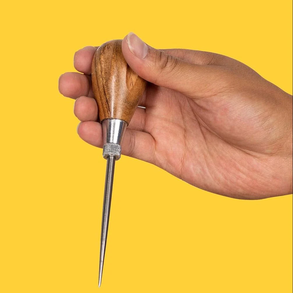 Wooden Handled Scratch Awl - Image 2
