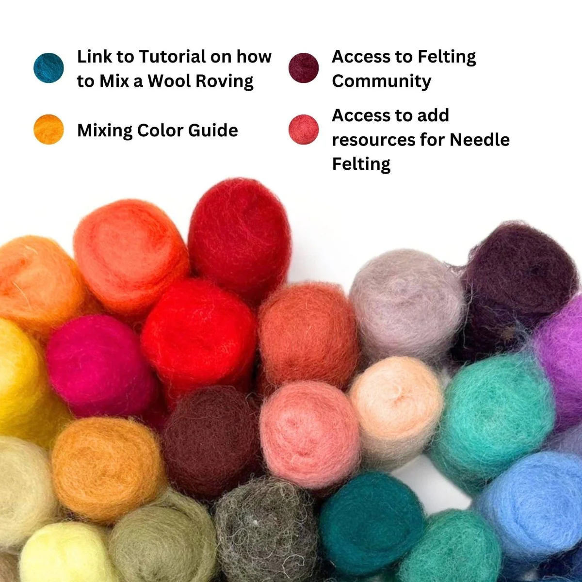 Woolbuddy - Eco Wool Fiber Collection Kit – 60 Colors - Image 2