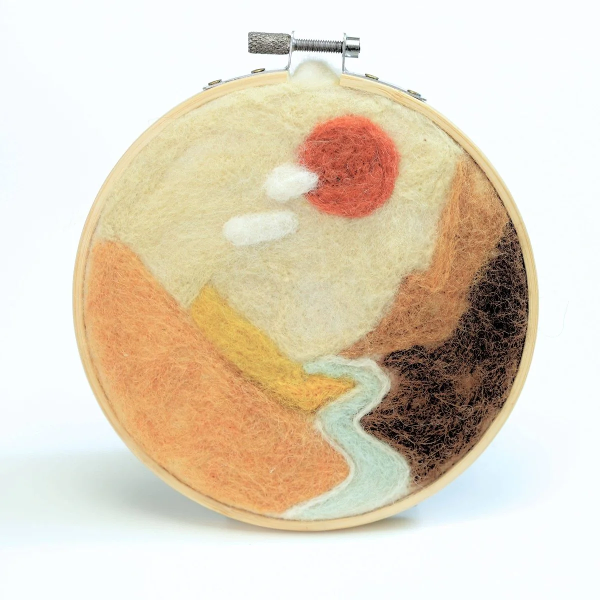 Woolbuddy - Wool Painting Kit: Amber Valley Landscape