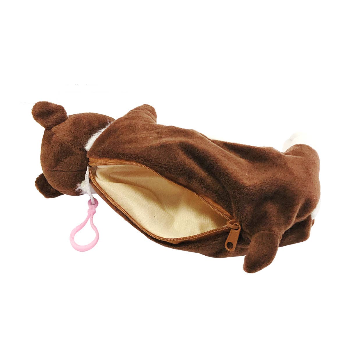 Wrapables Cute Puppy Pouch Plush Pencil Case - Boxer - Image 8