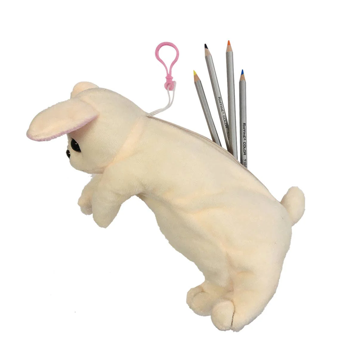 Wrapables Cute Puppy Pouch Plush Pencil Case - Schnauzer - Image 11