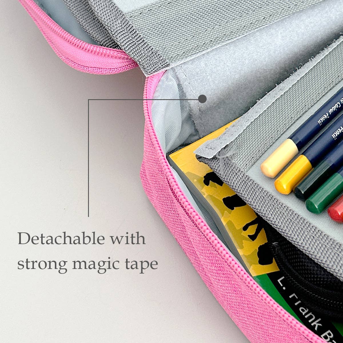 Large Capacity 72 Slot Pencil Case - Lavender - Image 18