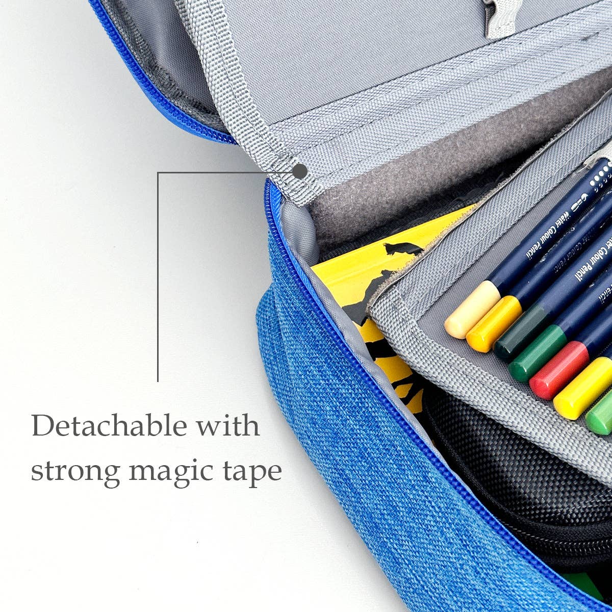 Large Capacity 72 Slot Pencil Case - Lavender - Image 5