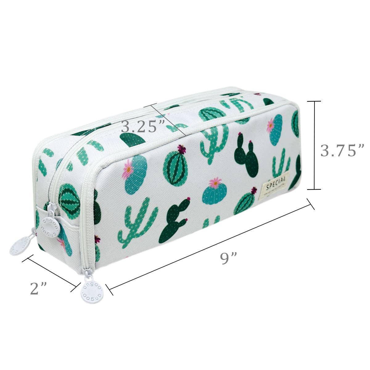 Pencil Case, 3 Compartment Pouch - Yellow - Image 26