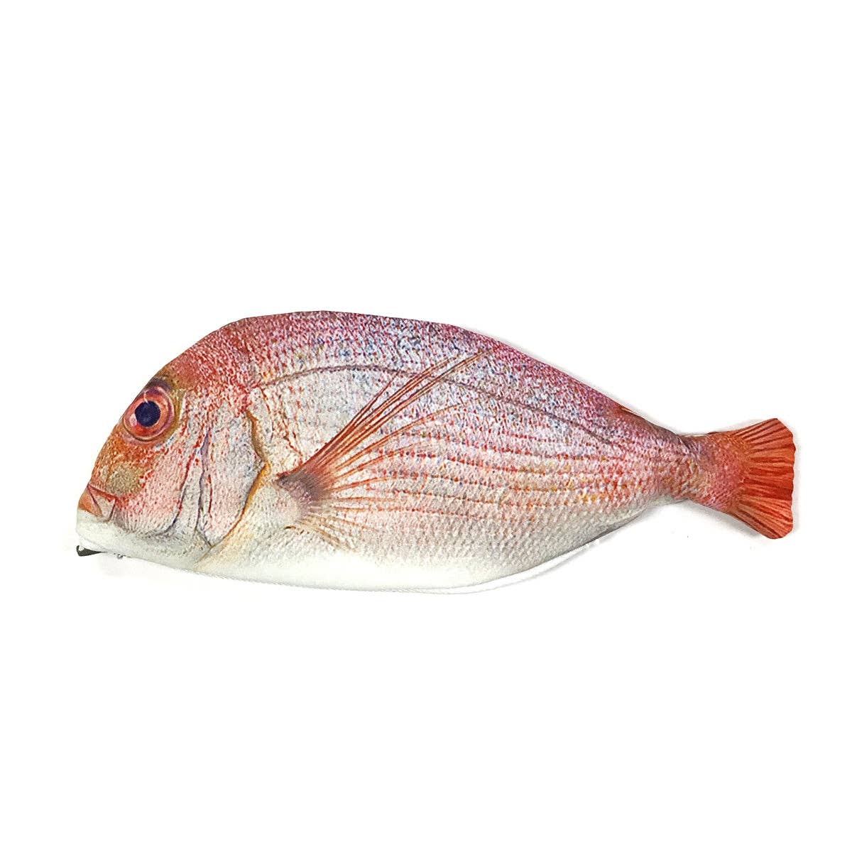 Wrapables Novelty Fish Style Pencil Case - Red