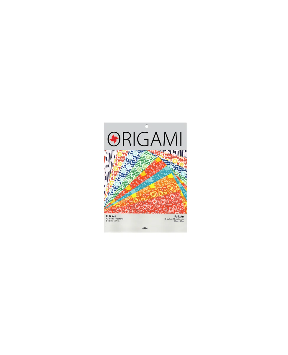 Yasutomo Origami Folk Art 10 Patterns 40 Sheets