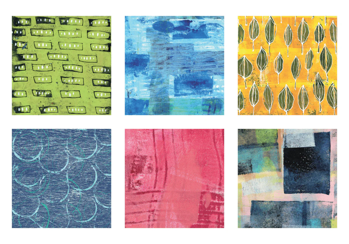 Yasutomo Origami Painted Paper Mishmash 6 Patterns 24 Sheets - Image 2