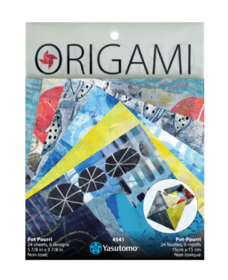 Yasutomo Origami Painted Paper Pot Pourri 6 Patterns 24 Sheets