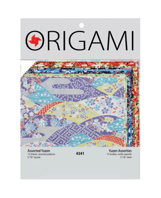 Yasutomo Origami Yuzen Asst Patterns 12 Sheets