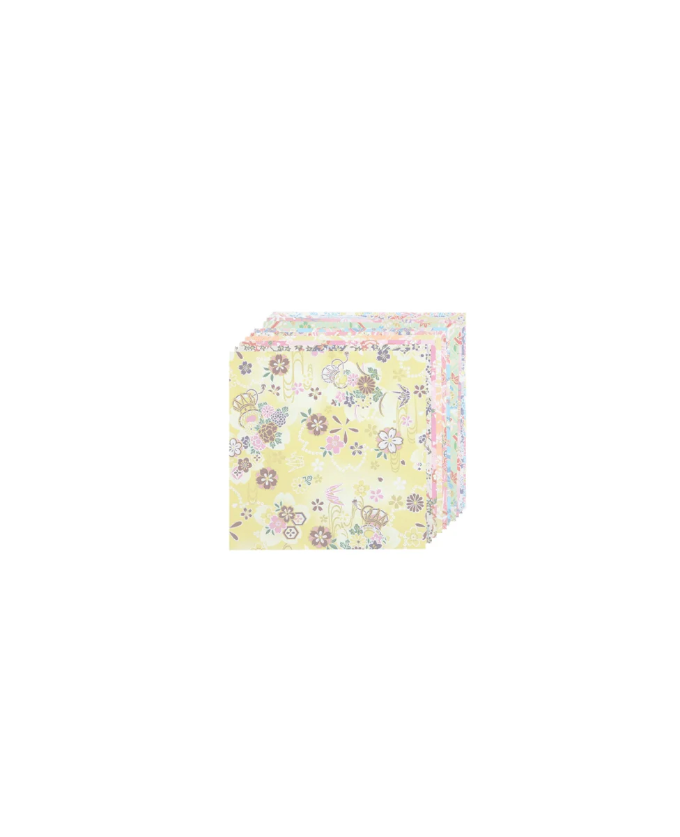 Yasutomo Origami Yuzen Pastel 10 Patterns 10 Sheets