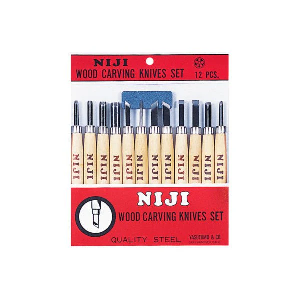 NIJI Woodcarving 12 Piece Set