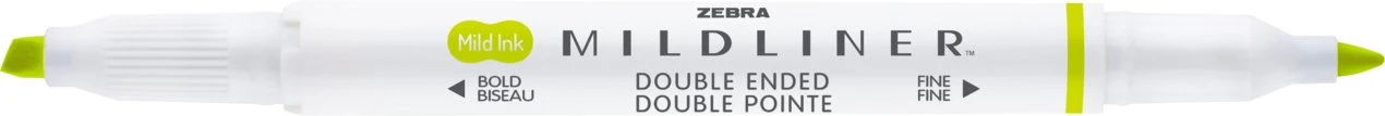 Zebra Mildliner Creative Marker - Citrus Yellow