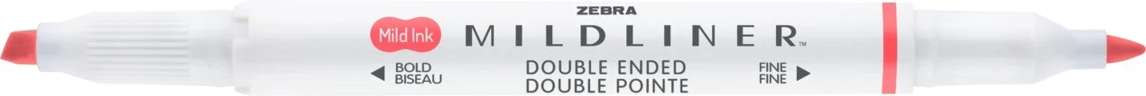 Zebra Mildliner Creative Marker - Coral Pink