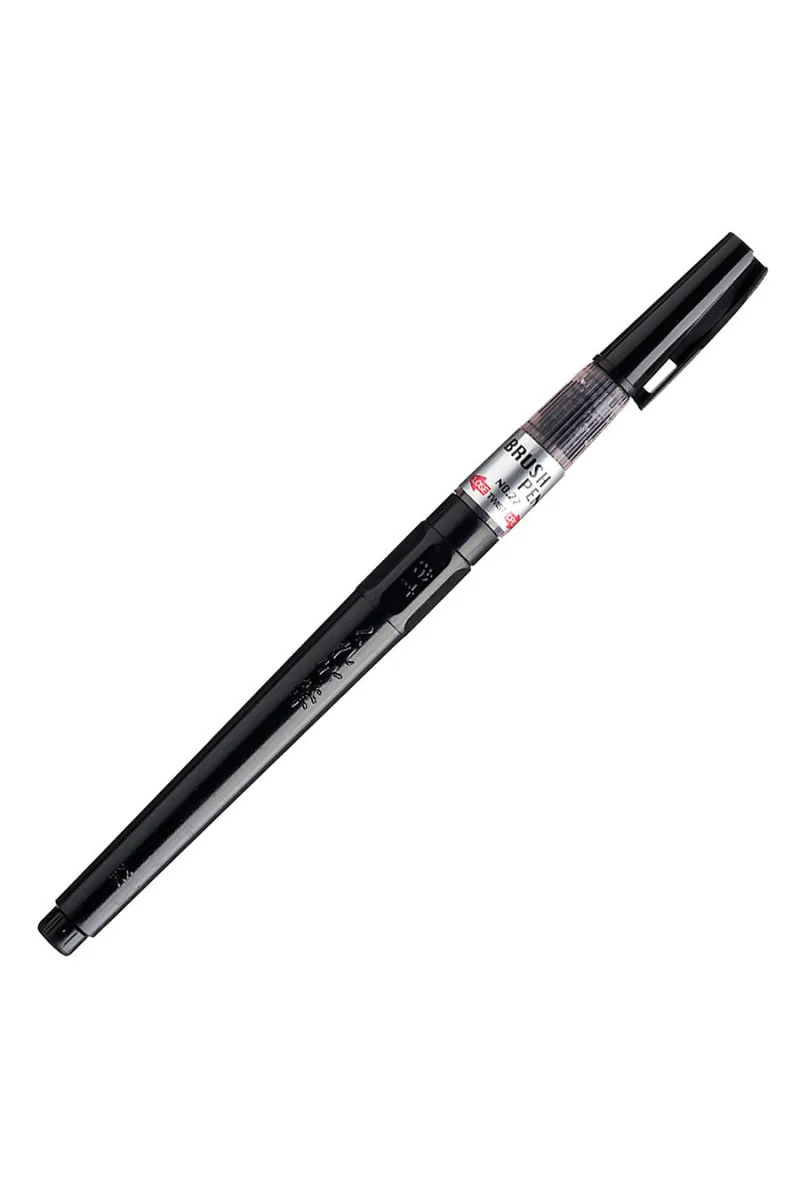 Kuretake ZIG Chuji Fude Cartoonist Brush Pen No. 22 - Black