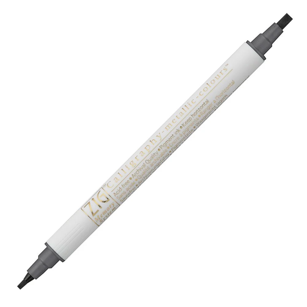 Kuretake ZIG Calligraphy Metallic Markers - Black